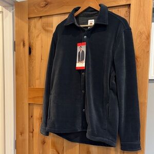 Copper & Oak Men's Blue/Gray Lightweight Snap-Front Shirt Jacket